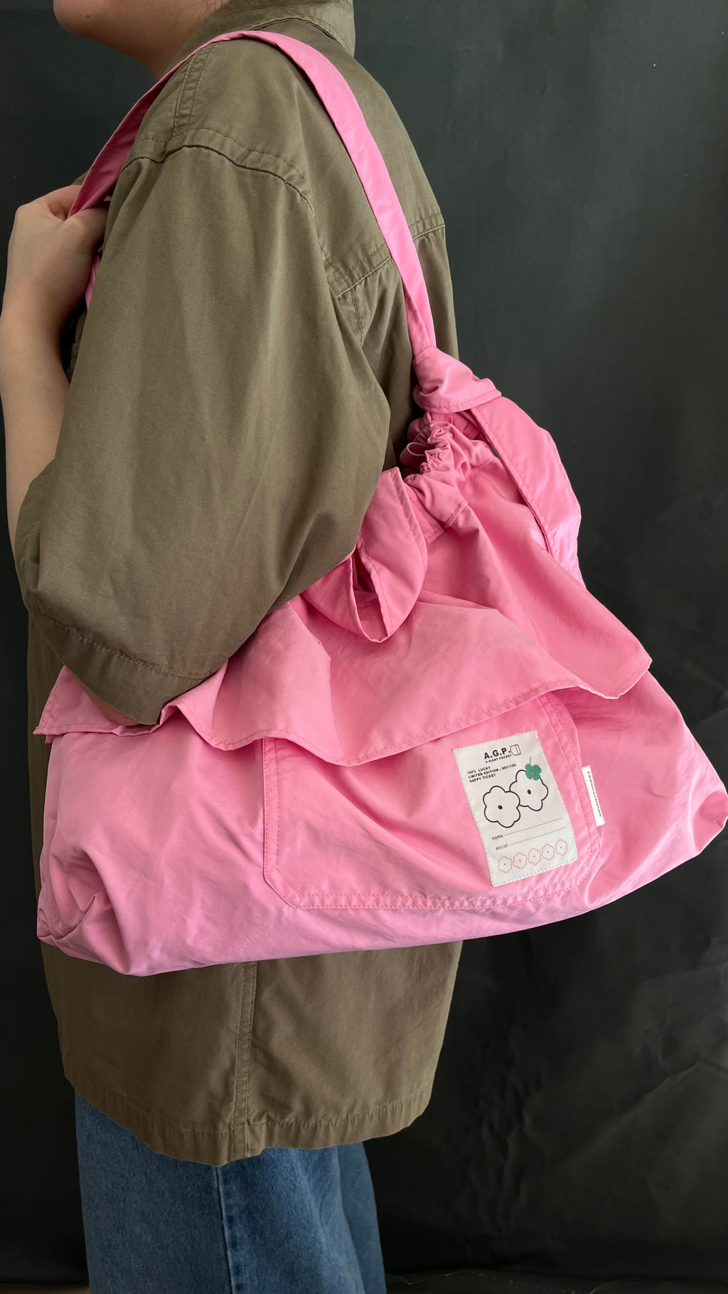 Mushroom bag - Medium - Pink
