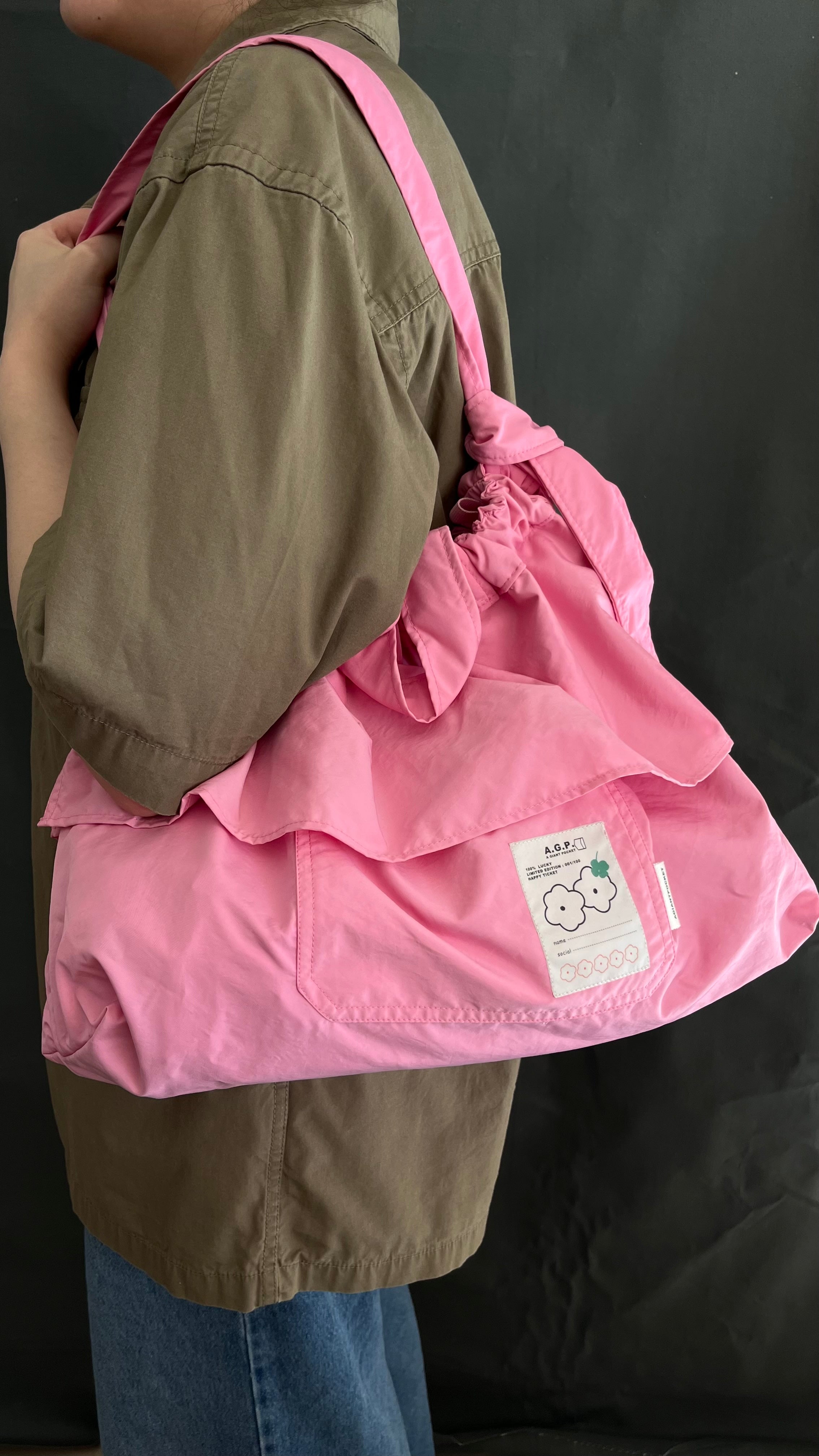 Mushroom bag - Medium - Pink