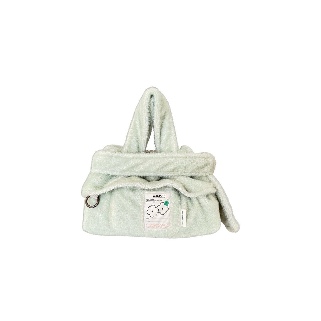 Mushroom bag - Mini - Mint Furry
