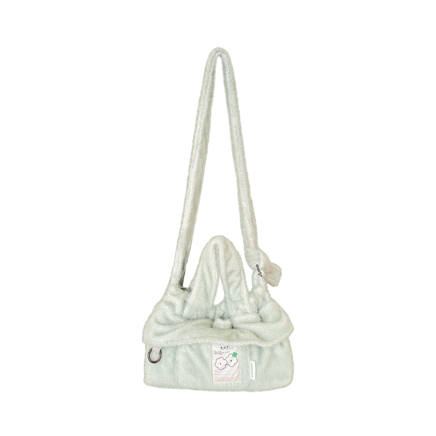 Mushroom bag - Mini - Mint Furry
