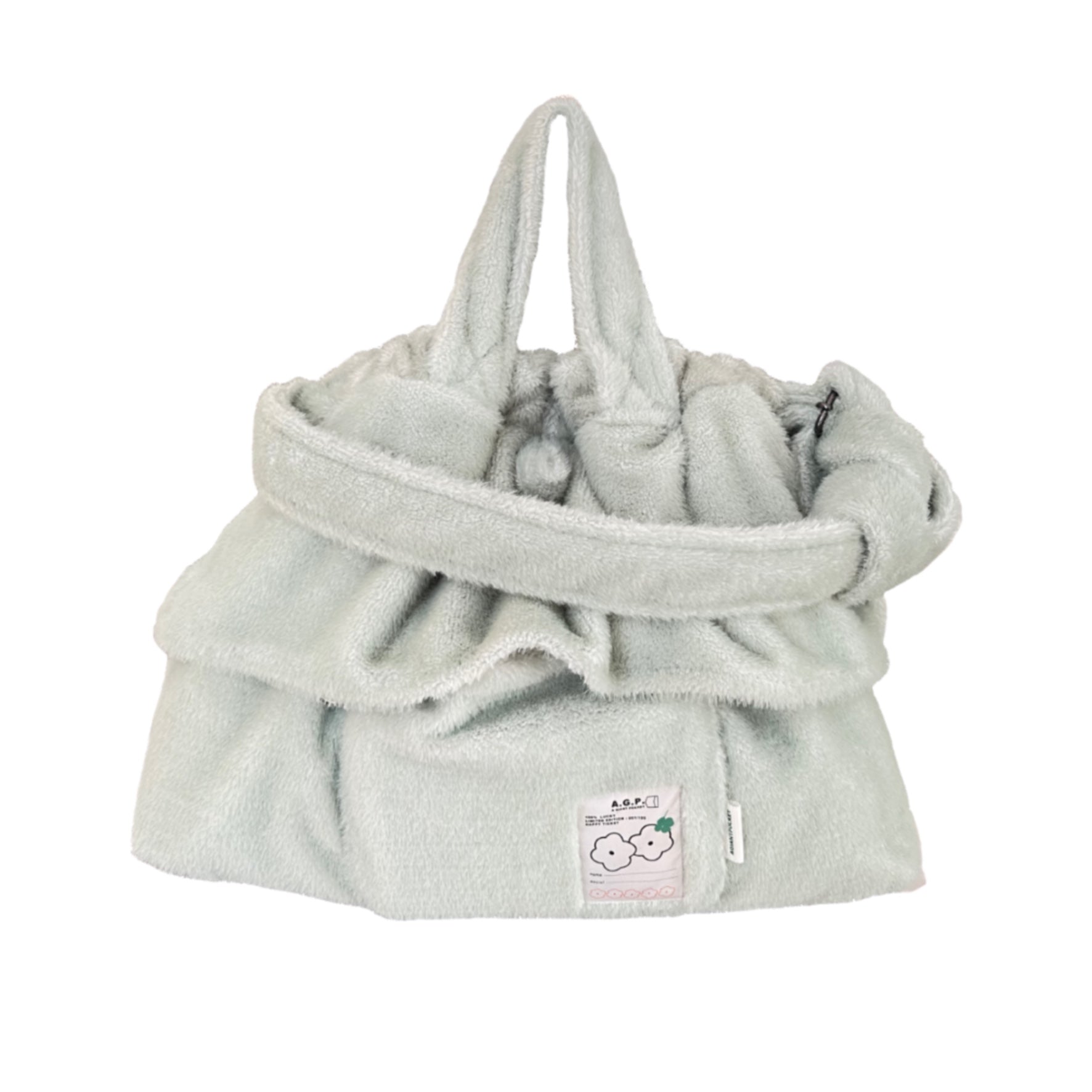 Mushroom bag - Medium - Mint Furry