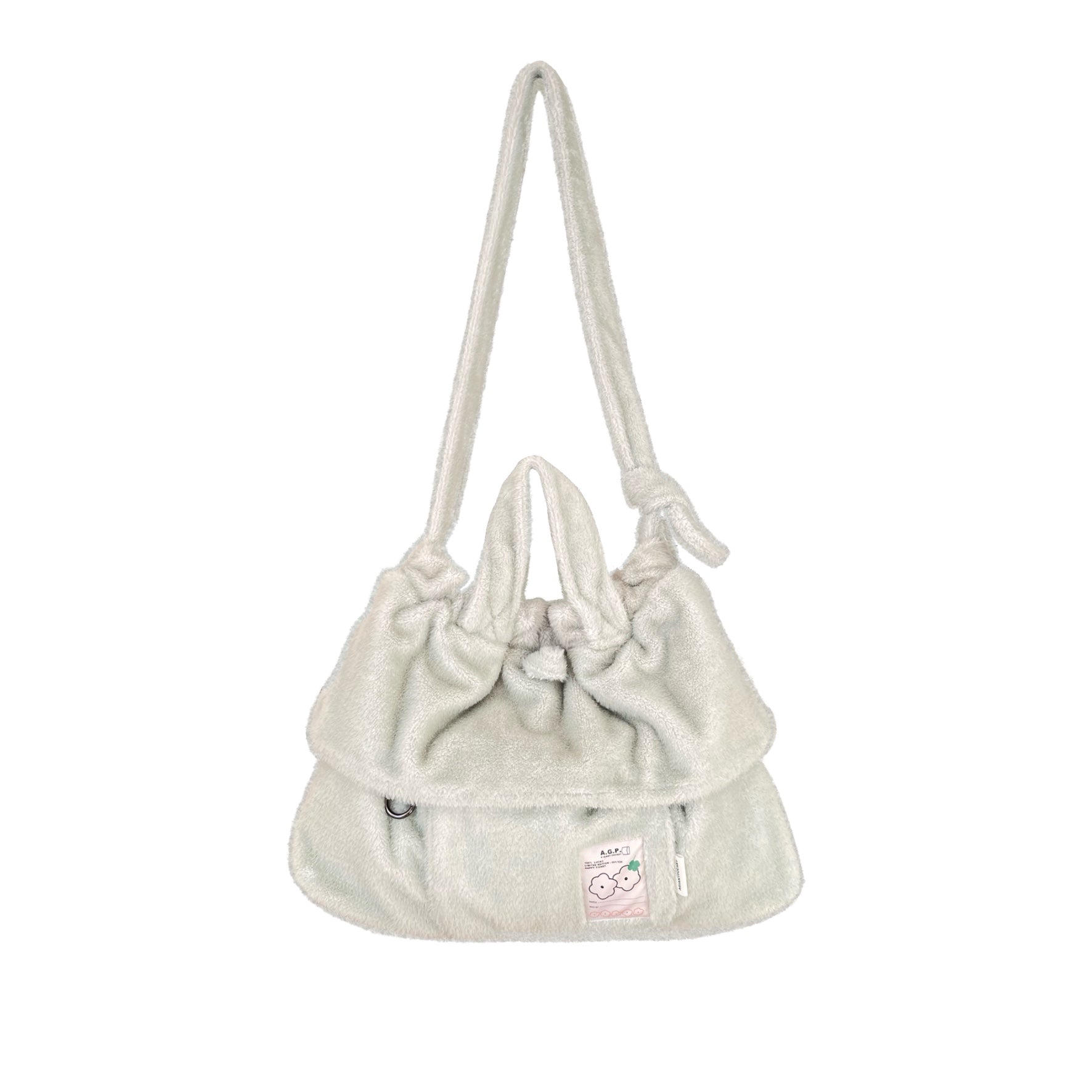 Mushroom bag - Medium - Mint Furry